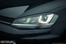 VW Golf Mk7 Carbon Fibre Headlight Eyebrow Trim