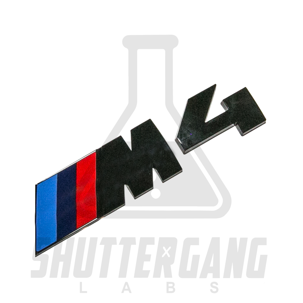BMW M4 Gloss Black Badge